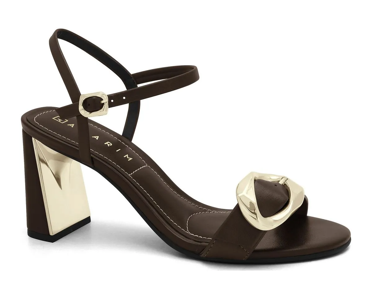 Sandália Salto Bloco Stout Ramarim 2522201-1