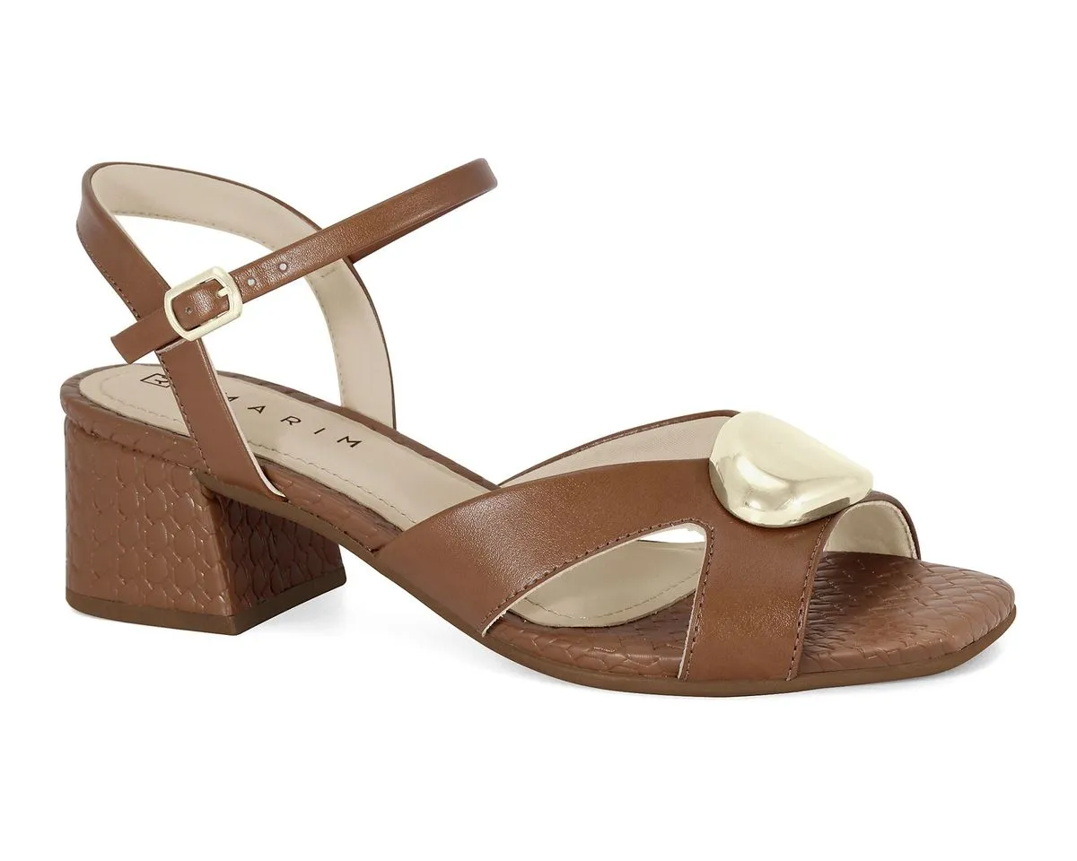 Sandália Salto Bloco Toffe Ramarim 2530206-1