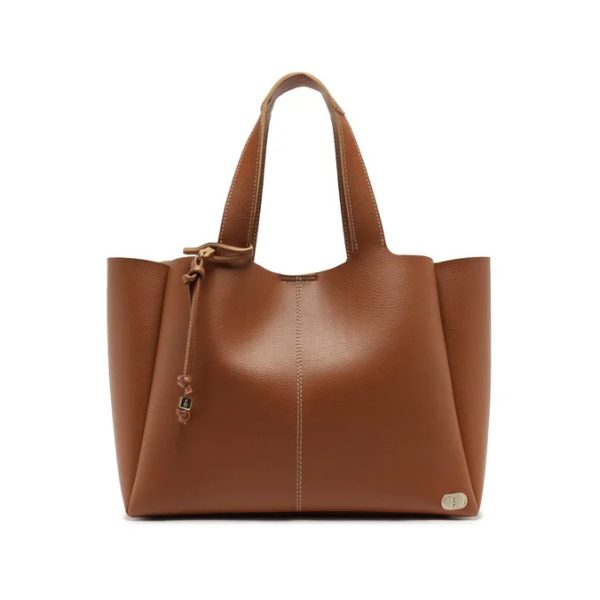 Bolsa Shopping Grande Erica Marrom