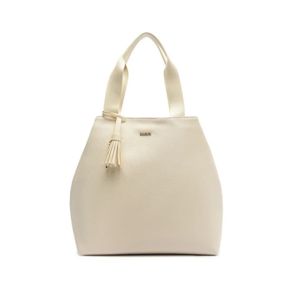 Bolsa Shopping Grande Maxi Barbicacho Branca